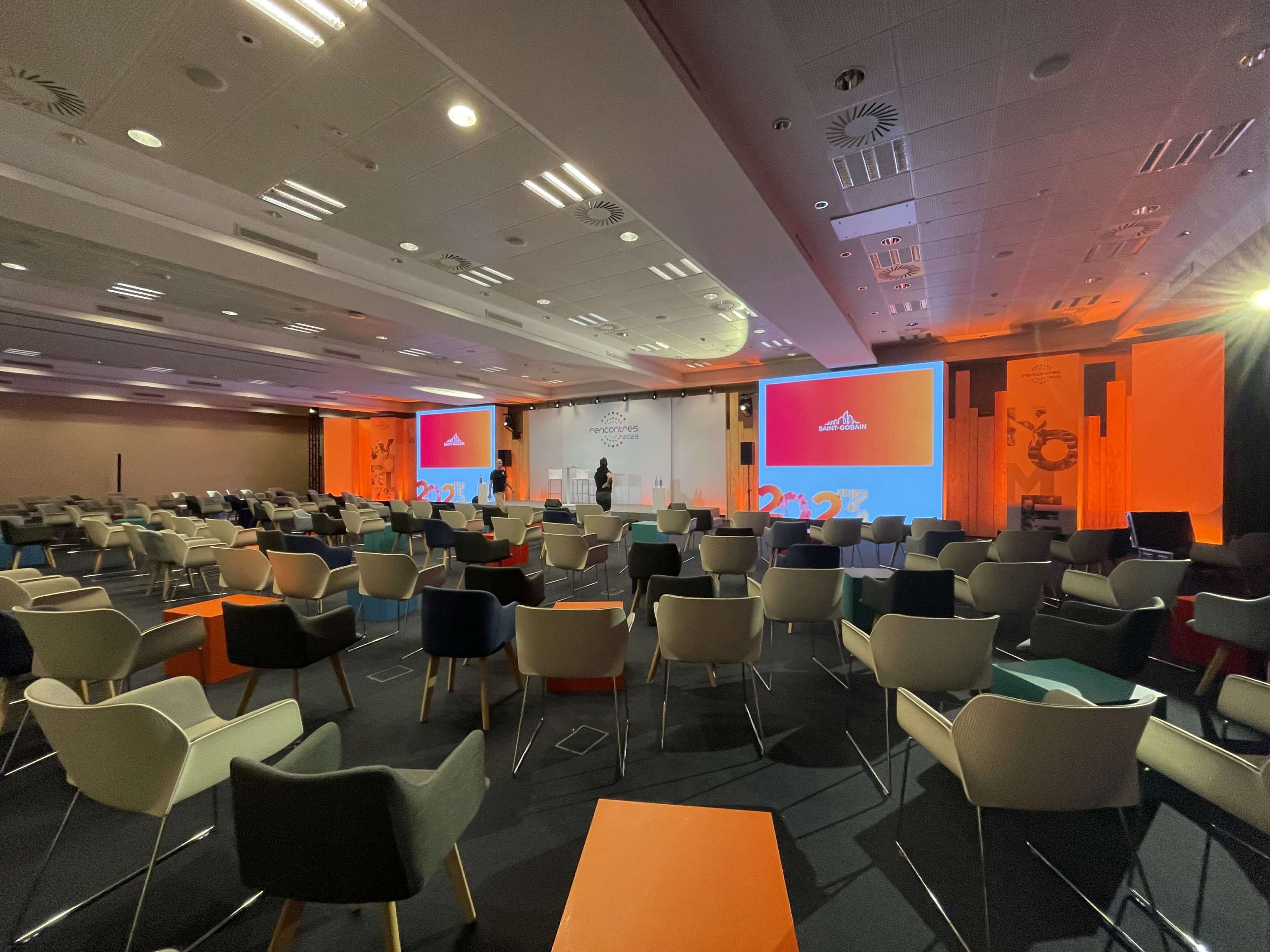EGG events - Agency - Case story : Saint-Gobain event installation